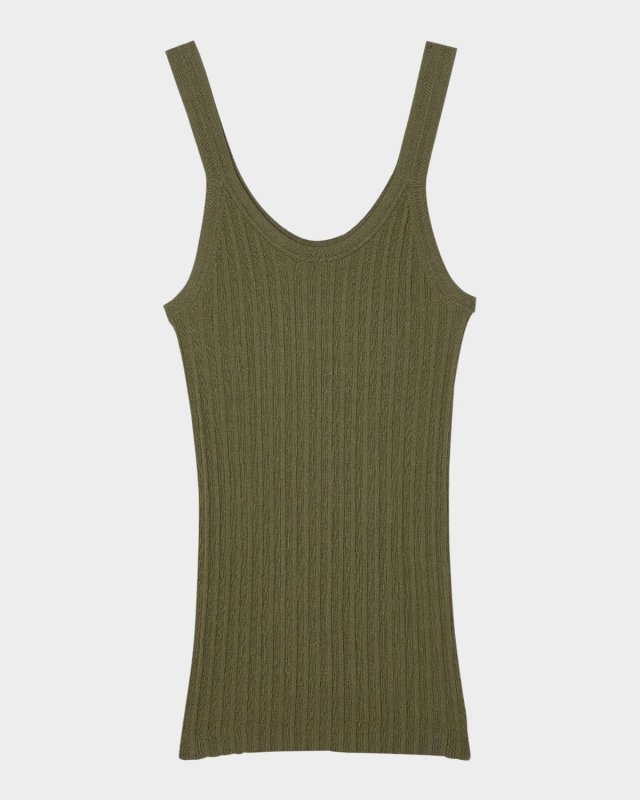 River Ribbed Tank Top